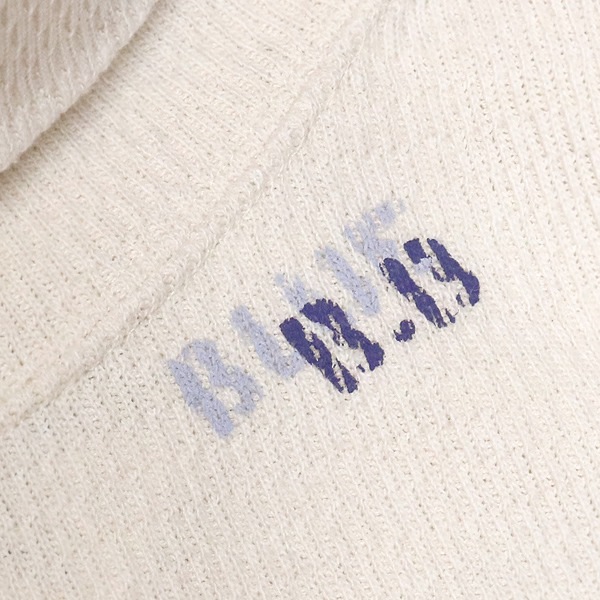 ブルーブルー/BLUE BLUE レイヤーステンシルBBミリタリーサーマルタートルネック長袖Tシャツ サーマルT 1002981 メンズ レディース