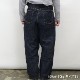 クランクプロジェクツ/CRANK PROJECTS デニムファットパンツ デニム極太ワイドパンツ FAT503D メンズ スピナーベイト/SPINNER BAIT