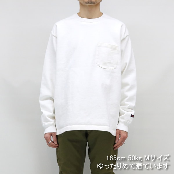 ブルーブルー/BLUE BLUE スーパーヘビー天竺クルーネックロング