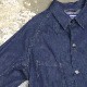 ブルーブルー/BLUE BLUE セルビッチライトデニムラグランスリーブカバーオール デニムカバーオールジャケット 1004811 メンズ レディース