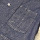 ブルーブルー/BLUE BLUE セルビッチライトデニムラグランスリーブカバーオール デニムカバーオールジャケット 1004811 メンズ レディース