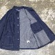 ブルーブルー/BLUE BLUE セルビッチライトデニムラグランスリーブカバーオール デニムカバーオールジャケット 1004811 メンズ レディース