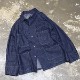 ブルーブルー/BLUE BLUE セルビッチライトデニムラグランスリーブカバーオール デニムカバーオールジャケット 1004811 メンズ レディース