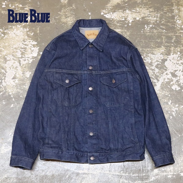 ブルーブルー/BLUE BLUE セルビッチデニム3RDタイプトラッカージャケット Gジャン 1004810 メンズ レディース