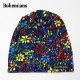 ボヘミアンズ/BOHEMIANS モザイクフラワーワッチキャップ 帽子 花柄 MOSAIC FLOWER WATCH CAP BH09 メンズ レディース【メール便可能】
