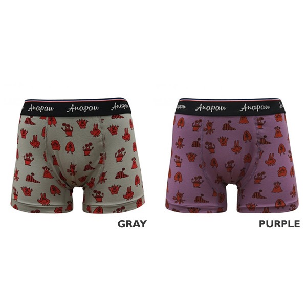 アナパウ/Anapau モンスターボクサーパンツ ボクサーブリーフ アンダーウェア メンズ下着 P-2101 メンズ【メール便可能】