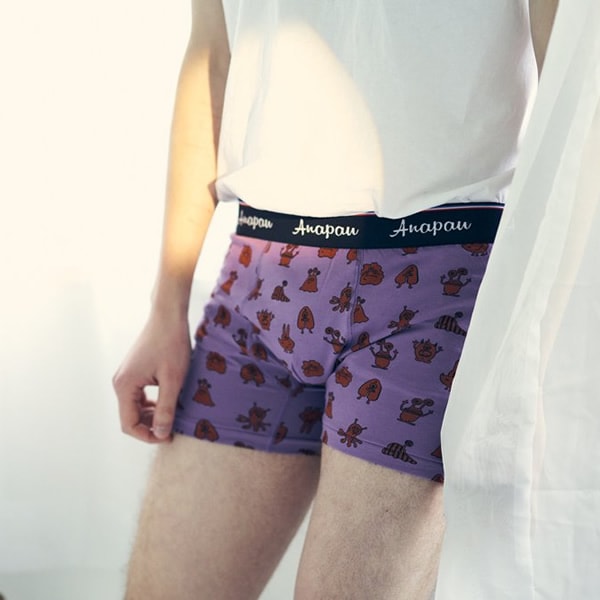 アナパウ/Anapau モンスターボクサーパンツ ボクサーブリーフ アンダーウェア メンズ下着 P-2101 メンズ【メール便可能】