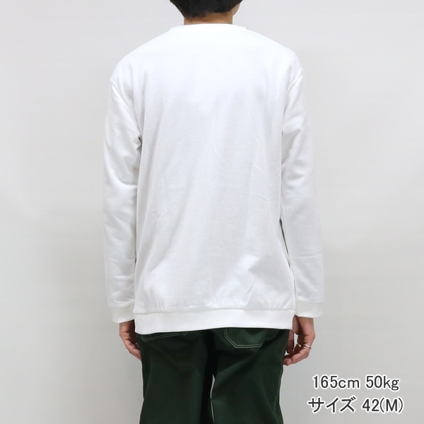 スピナーベイト/SPINNER BAIT ミニ裏毛リブクルーネックロングスリーブ 長袖Tシャツ 薄手スウェット 123MU メンズ レディース