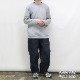 スピナーベイト/SPINNER BAIT ミニ裏毛リブクルーネックロングスリーブ 長袖Tシャツ 薄手スウェット 123MU メンズ レディース