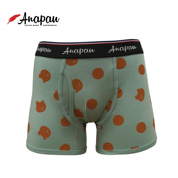 アナパウ Anapau ベアードットボクサーパンツ ボクサーブリーフ アンダーウェア メンズ下着 P 12 メンズ メール便可能 通販可能 広島市正規取扱店 J S Company Harvest