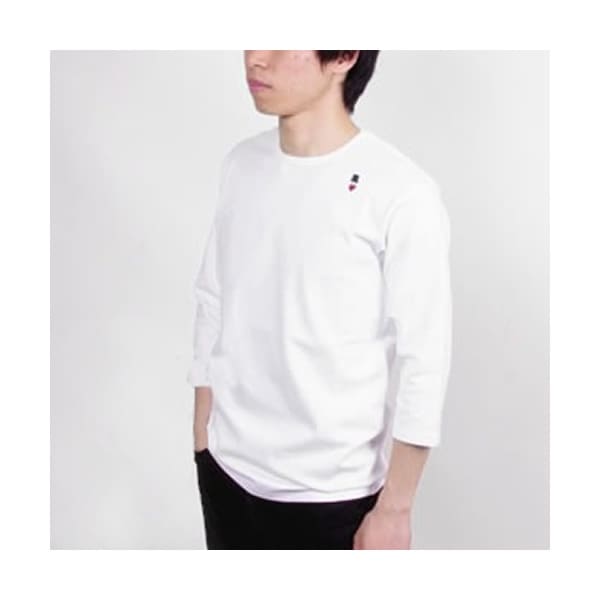 ボヘミアンズ/BOHEMIANS スパンリブクルーネックハーフスリーブTシャツ ストレッチ七分袖Tシャツ BT-50 メンズ レディース【1点のみメール便可能】