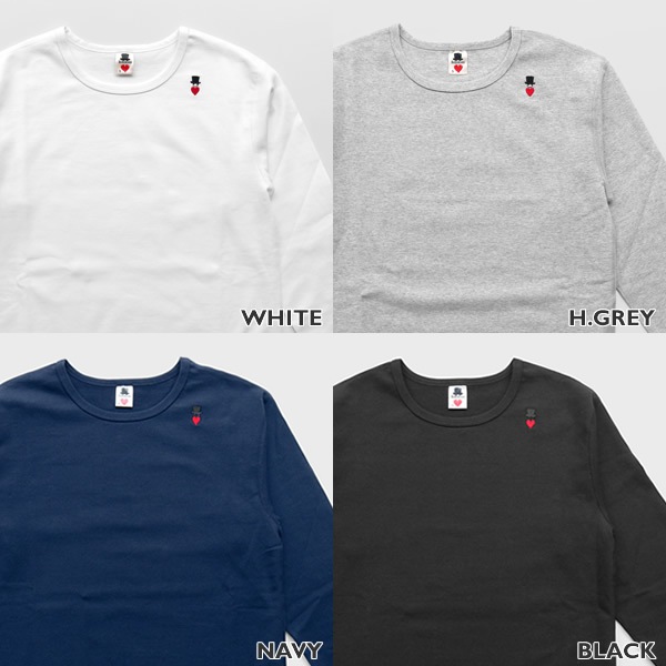 ボヘミアンズ/BOHEMIANS スパンリブクルーネックハーフスリーブTシャツ ストレッチ七分袖Tシャツ BT-50 メンズ レディース【1点のみメール便可能】