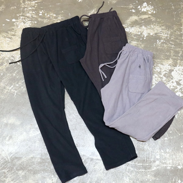 日本製　ORIGINAL Charcoal ウォームアップパンツ　コットン100 メンズ ブランド おしゃれ MADE メイド WARM UP NYLON PANTS