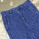 ブルーブルー/BLUE BLUE フロージャカードデニム ワークトラウザース テーパードパンツ 1004815 メンズ レディース