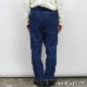 ブルーブルー/BLUE BLUE フロージャカードデニム ワークトラウザース テーパードパンツ 1004815 メンズ レディース