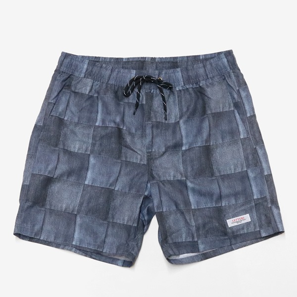 シーング/Seaing BLACK DENIM ボードショーツ 水陸両用ショートパンツ バギーショーツ B3001 メンズ【メール便可能】