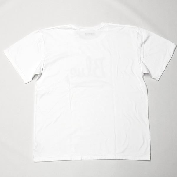 ブルーブルー/BLUE BLUE CURSIVE BLUE プリント半袖Tシャツ 1006163 メンズ レディース【1点のみメール便可能】