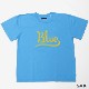 ブルーブルー/BLUE BLUE CURSIVE BLUE プリント半袖Tシャツ 1006163 メンズ レディース【1点のみメール便可能】