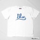 ブルーブルー/BLUE BLUE CURSIVE BLUE プリント半袖Tシャツ 1006163 メンズ レディース【1点のみメール便可能】