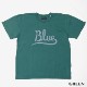 ブルーブルー/BLUE BLUE CURSIVE BLUE プリント半袖Tシャツ 1006163 メンズ レディース【1点のみメール便可能】
