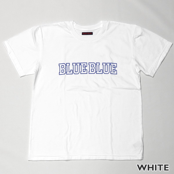 ブルーブルー/BLUE BLUE ブルーブルーカレッジプリント半袖Tシャツ 1006162 メンズ レディース【1点のみメール便可能】