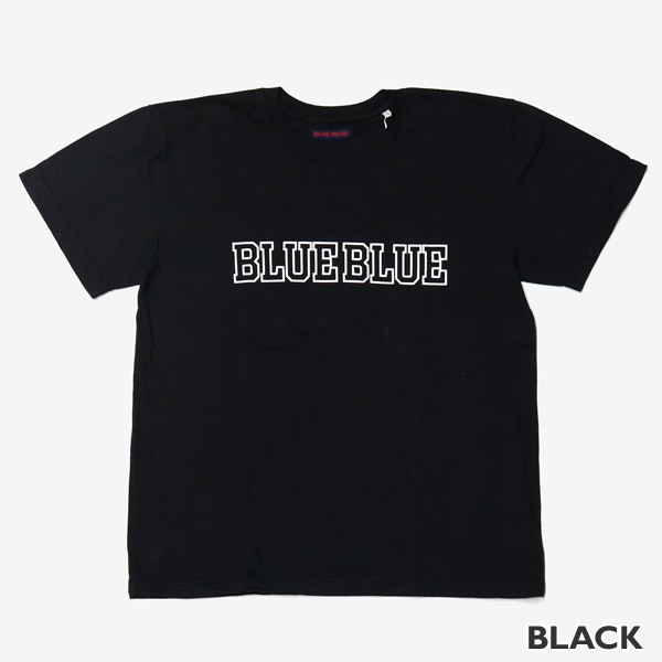 ブルーブルー/BLUE BLUE ブルーブルーカレッジプリント半袖Tシャツ 1006162 メンズ レディース【1点のみメール便可能】