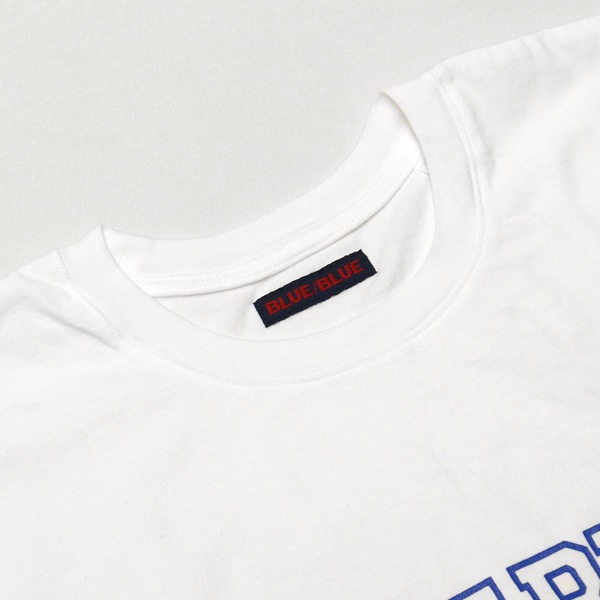 ブルーブルー/BLUE BLUE ブルーブルーカレッジプリント半袖Tシャツ 1006162 メンズ レディース【1点のみメール便可能】