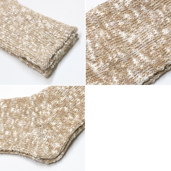 マウナケア/Mauna kea スラブネップツイスター杢ソックス クルーソックス 靴下 206502 106502 レディース メンズ【メール便可能】