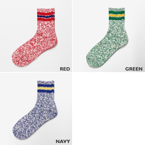 マウナケア/Mauna kea スラブネップ3本ラインソックス 靴下 206503 106503 レディース メンズ【メール便可能】