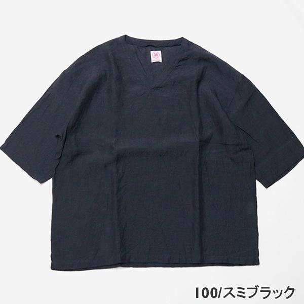 クランクプロジェクツ/CRANK PROJECTS リネングランジウォッシュファットシャツ プルオーバーシャツ FAT302LG メンズ スピナーベイト/SPINNER BAIT