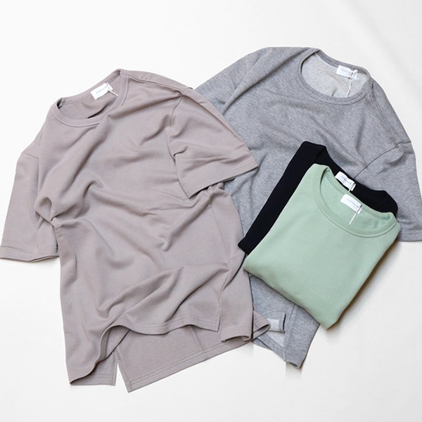 スピナーベイト/SPINNER BAIT ミニ裏毛クルーネックショートスリーブ 半袖Tシャツ 薄手スウェット 114MU メンズ レディース