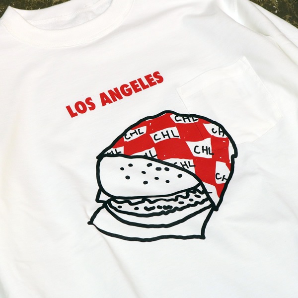 オリジナルチャコール/ORIGINAL CHARCOAL リバーシブルスウェット 長袖Tシャツ ロンT 薄手スウェット Reversible L/Sweat City Print(LA) 23-01-1-507 メンズ レディース