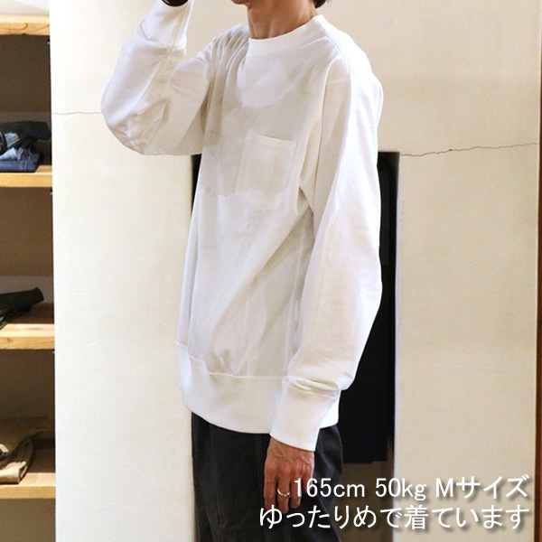 オリジナルチャコール/ORIGINAL CHARCOAL リバーシブルスウェット 長袖Tシャツ ロンT 薄手スウェット Reversible L/Sweat City Print(SF) 23-01-1-507 メンズ レディース