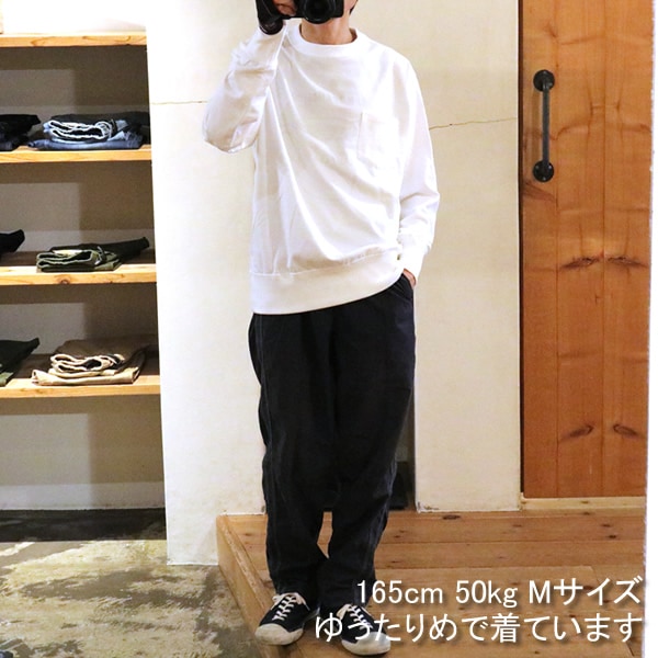 オリジナルチャコール/ORIGINAL CHARCOAL リバーシブルスウェット 長袖Tシャツ ロンT 薄手スウェット Reversible L/Sweat City Print(SF) 23-01-1-507 メンズ レディース