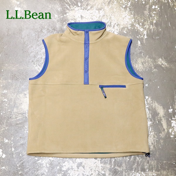 エルエルビーン/L.L.Bean ソロンフリースベスト ハーフボタンベスト ゆったりシルエット SOLON FLEECE VEST 3475-3038 メンズ レディース