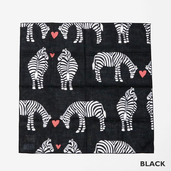 Bohemians ゼブラ柄ダウンジャケット ボヘミアンズ/BOHEMIANS ラブゼブラバンダナ シマウマ柄 LOVE