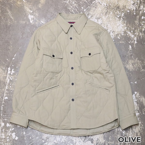 ブルーブルー/BLUE BLUE キルティングコットンCPOシャツジャケット 1006732 メンズ レディース