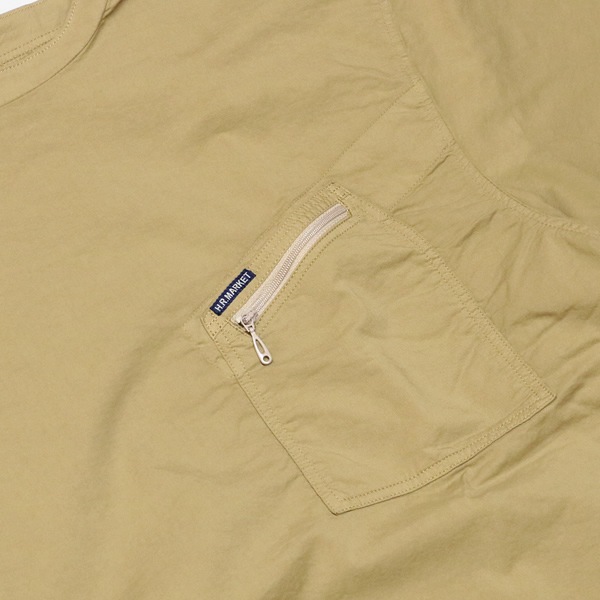 ハリウッドランチマーケット/HOLLYWOOD RANCH MARKET フィールソーグッドプルオーバースモック プルオーバー半袖シャツ ストレッチ ハリラン 1006641 メンズ