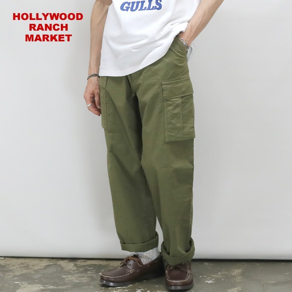 ハリウッドランチマーケット/HOLLYWOOD RANCH MARKET フィールソーグッド リップストップカーゴパンツ ストレッチ ハリラン 1002600 メンズ