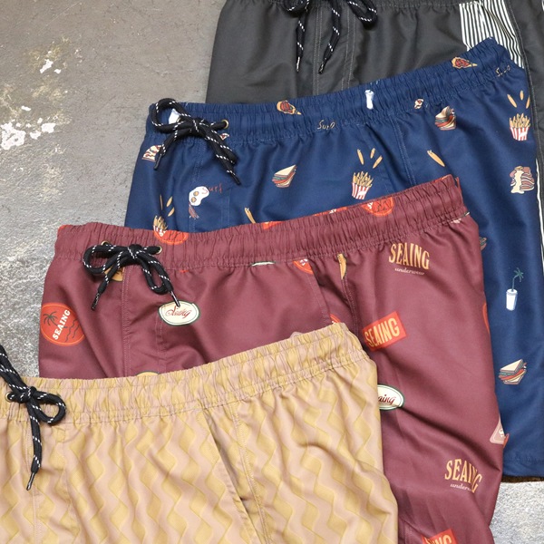 シーング/Seaing SAND WAVE ボードショーツ 水陸両用ショートパンツ バギーショーツ メンズ【メール便可能】