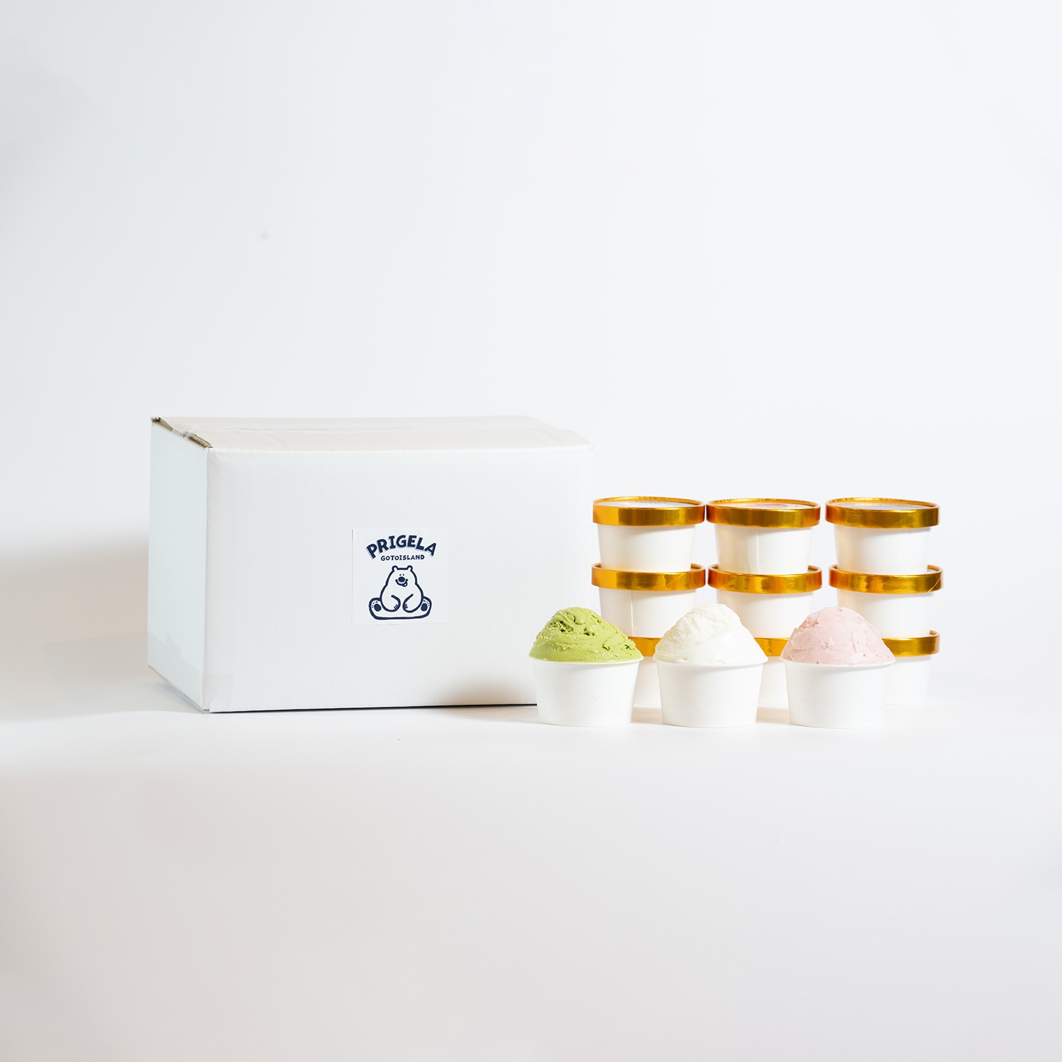 鮮やかなジェラート 12個セット