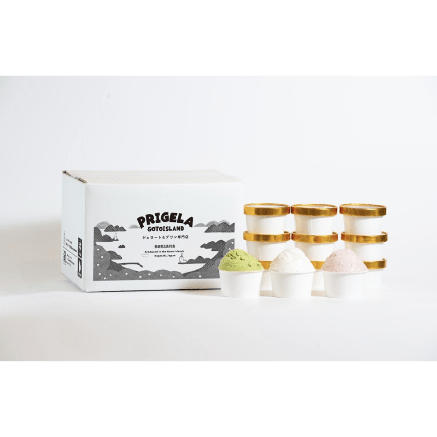 鮮やかなジェラート 12個セット