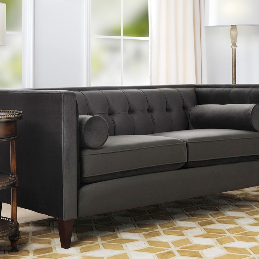 新品ジェニファーテイラー2PソファLa Rosa 865 Velour Gray 新品ジェニファーテイラー2PソファLa Rosa 865 Velour Gray