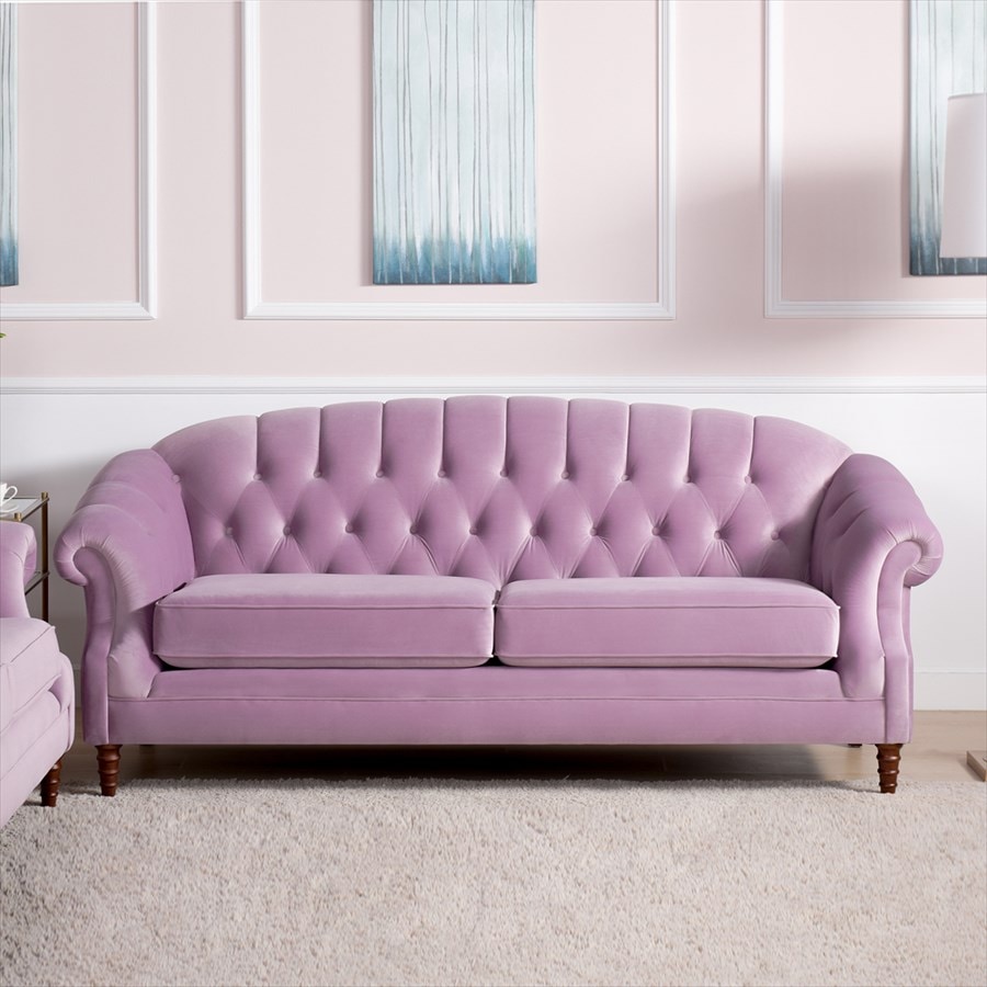 3人掛けソファ Bernadette 952 Velour Lavender