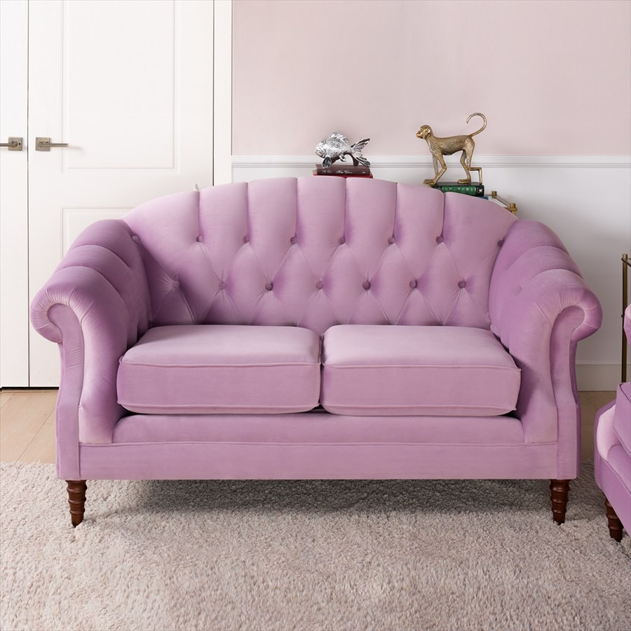 2人掛けソファ Bernadette 952 Velour Lavender