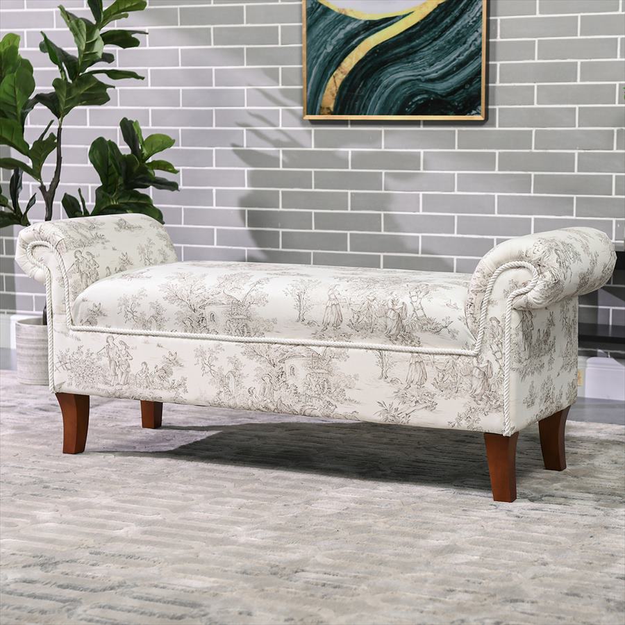 ロールアームベンチ Toile de Jouy JY02