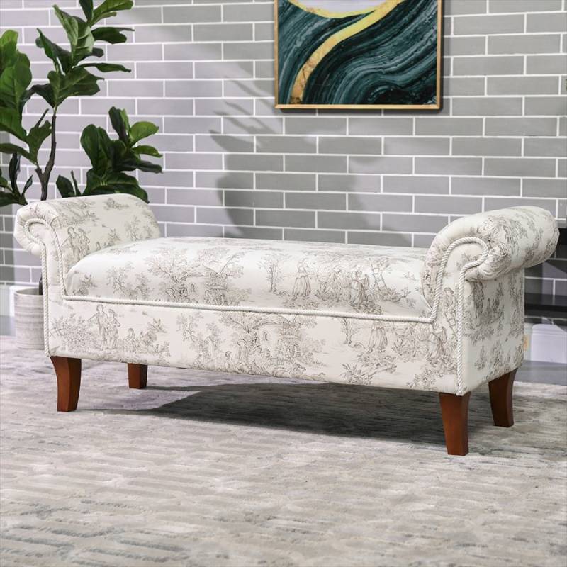 ロールアームベンチ Toile de Jouy JY02
