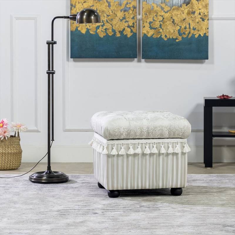 収納付きスツール Haruno Gray ZMA9