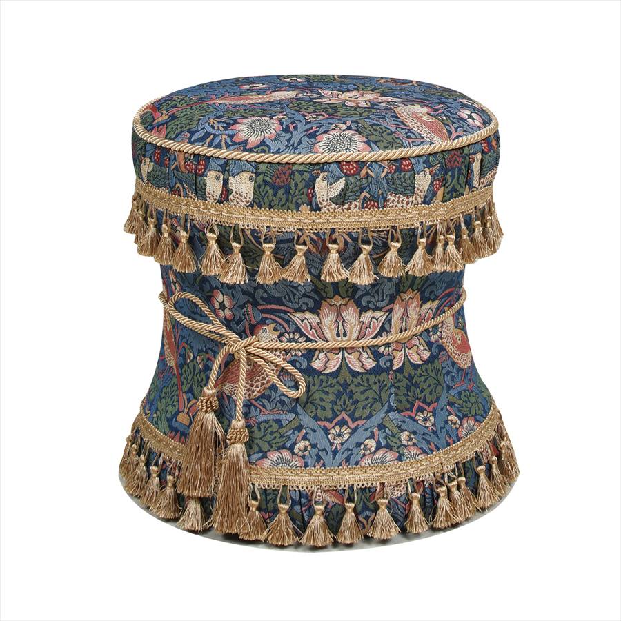 イチゴ泥棒の織生地がクラシック