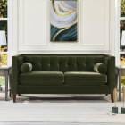 2人掛ソファ Jack V036 Velour Olive Green